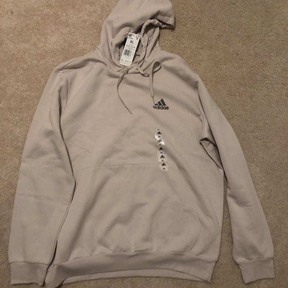 Adidas beige/tan Feel Cozy Hoodie
